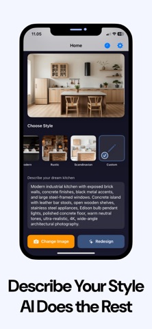 Kitchen Remodel - AI Design screenshot