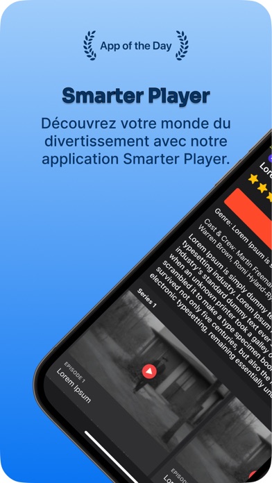 Screenshot #1 pour IPTV Smarter Player