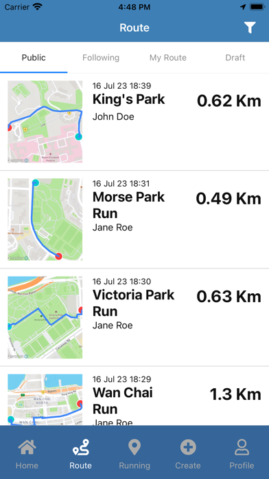 CityU Run+ Screenshot