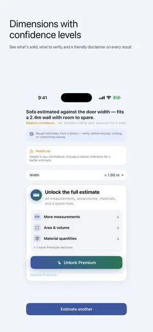 MeasureMate AI - Size Estimate screenshot 2