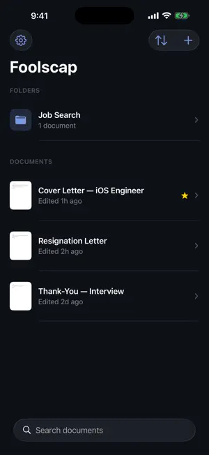 Foolscap screenshot 4