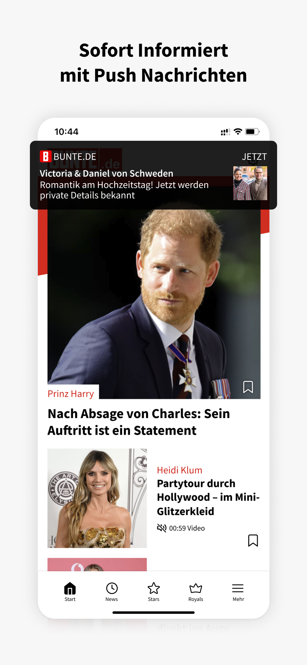 BUNTE.de – Stars & Royals News screenshot 2