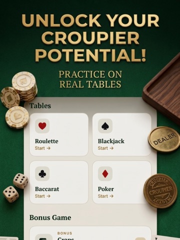 CroupierAcademy iPad screenshot