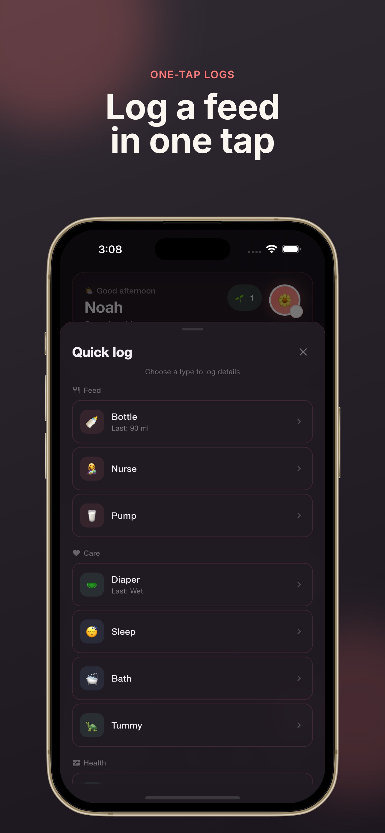 Screenshot 2 of BabyNova — Baby Tracker