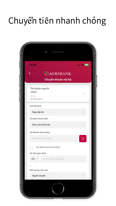 Agribank Retail eBanking Screenshot