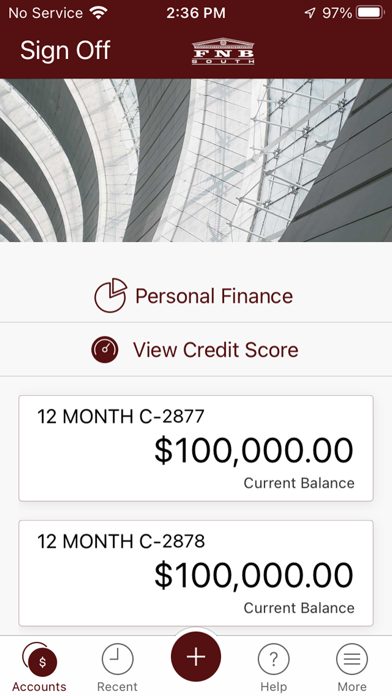 Screenshot 1 of FNB South App