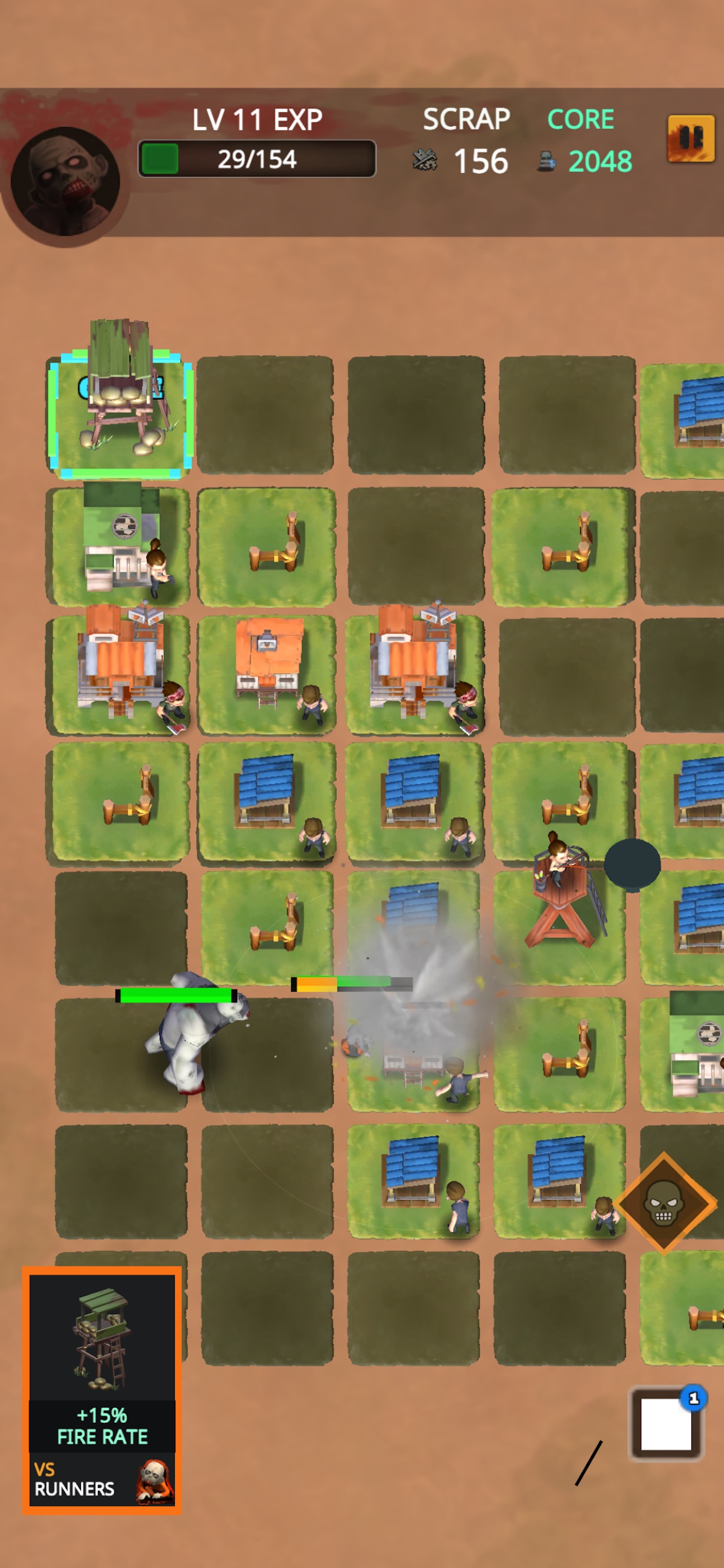 Screenshot 3 of Dead 2048: Last Hope