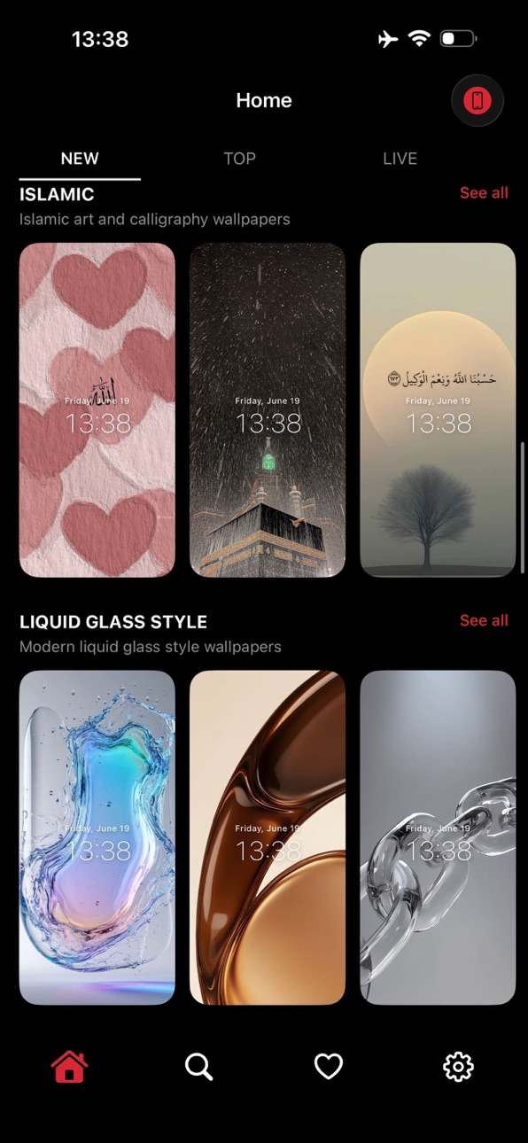 iPhone screenshot