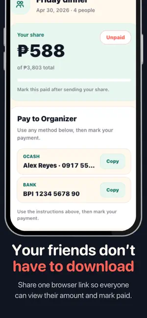 Hati - Split Bills Fast screenshot 4