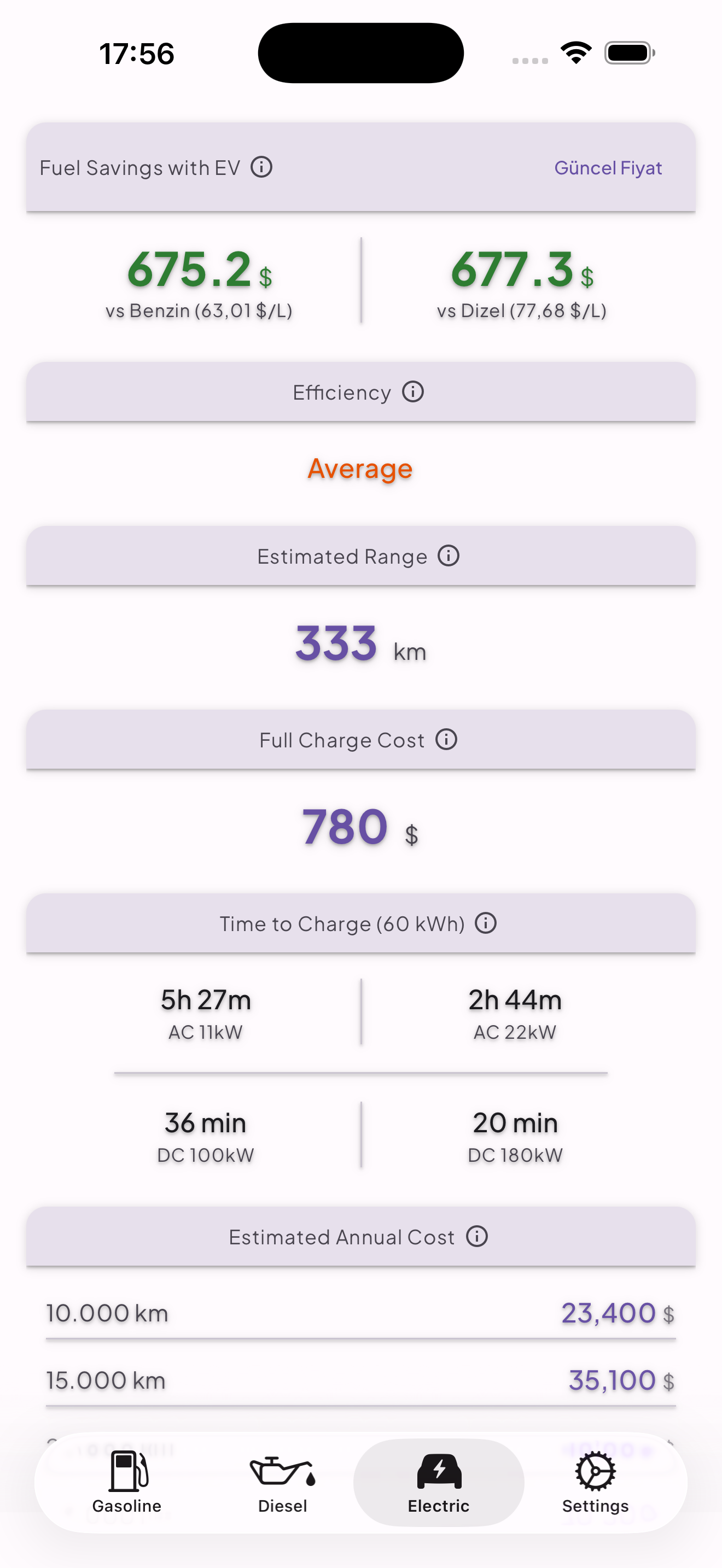 EnergyTrack: Fuel & EV