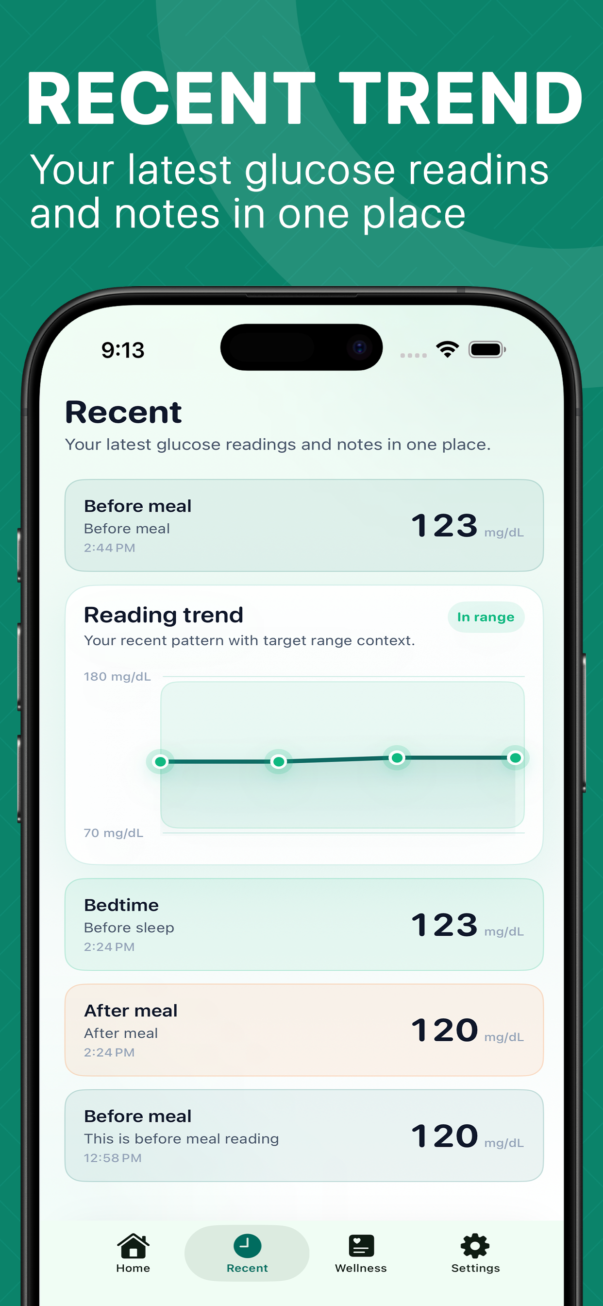 Blood Sugar Tracker : Log screenshot 4