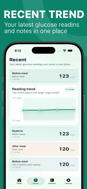 Blood Sugar Tracker : Log screenshot 4
