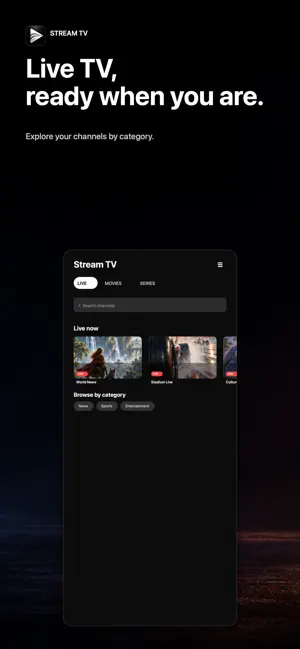 StreamTV Player screenshot 2