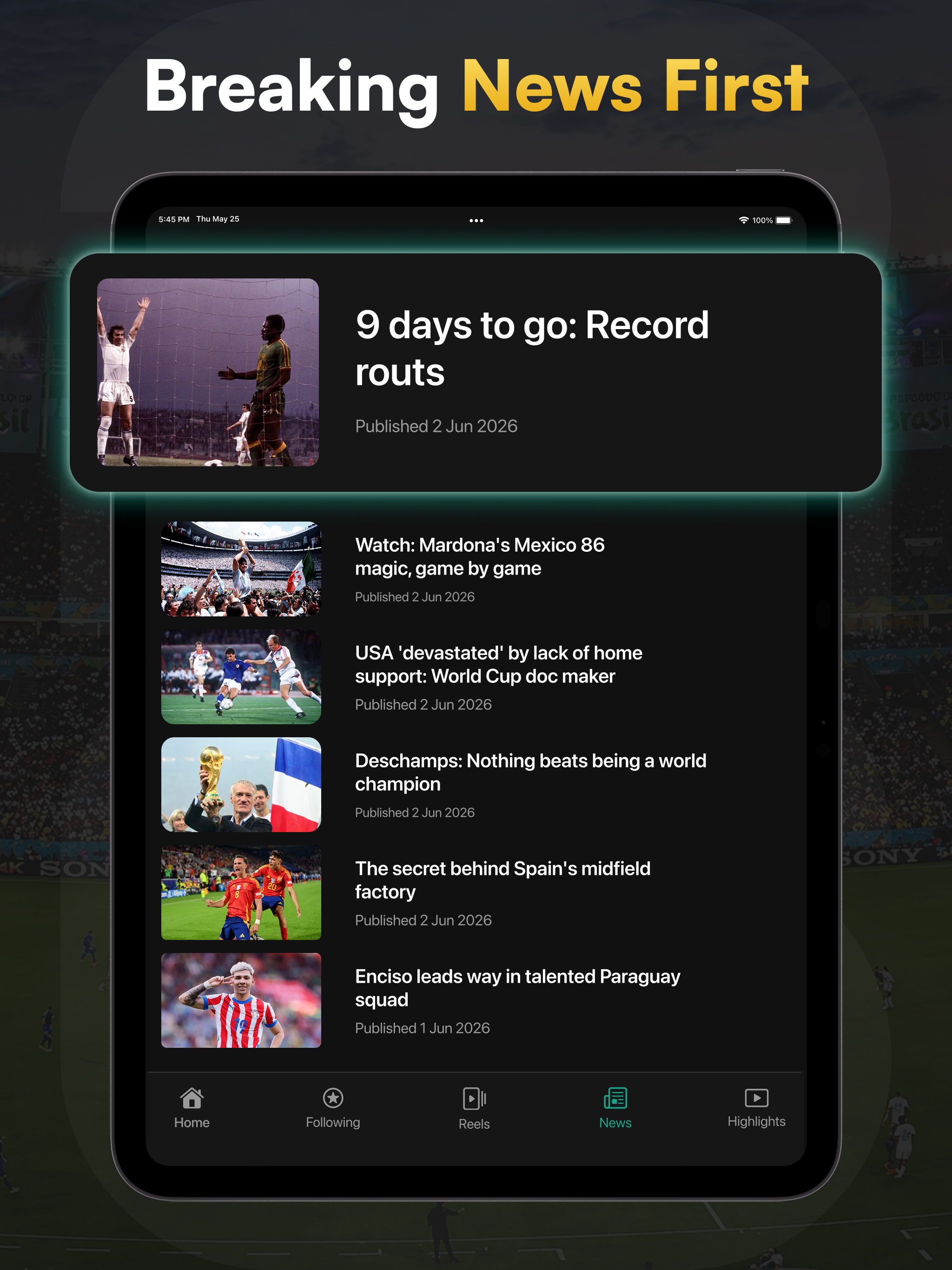 Football Live Scores, Fixtures
