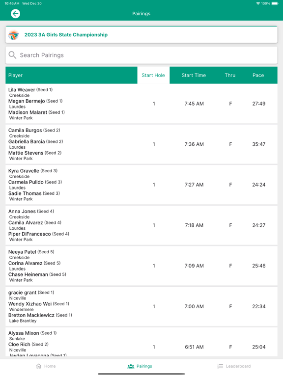 Screenshot #6 pour FHSAA GOLF