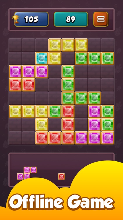 Gems Puzzle - Matching Blocks