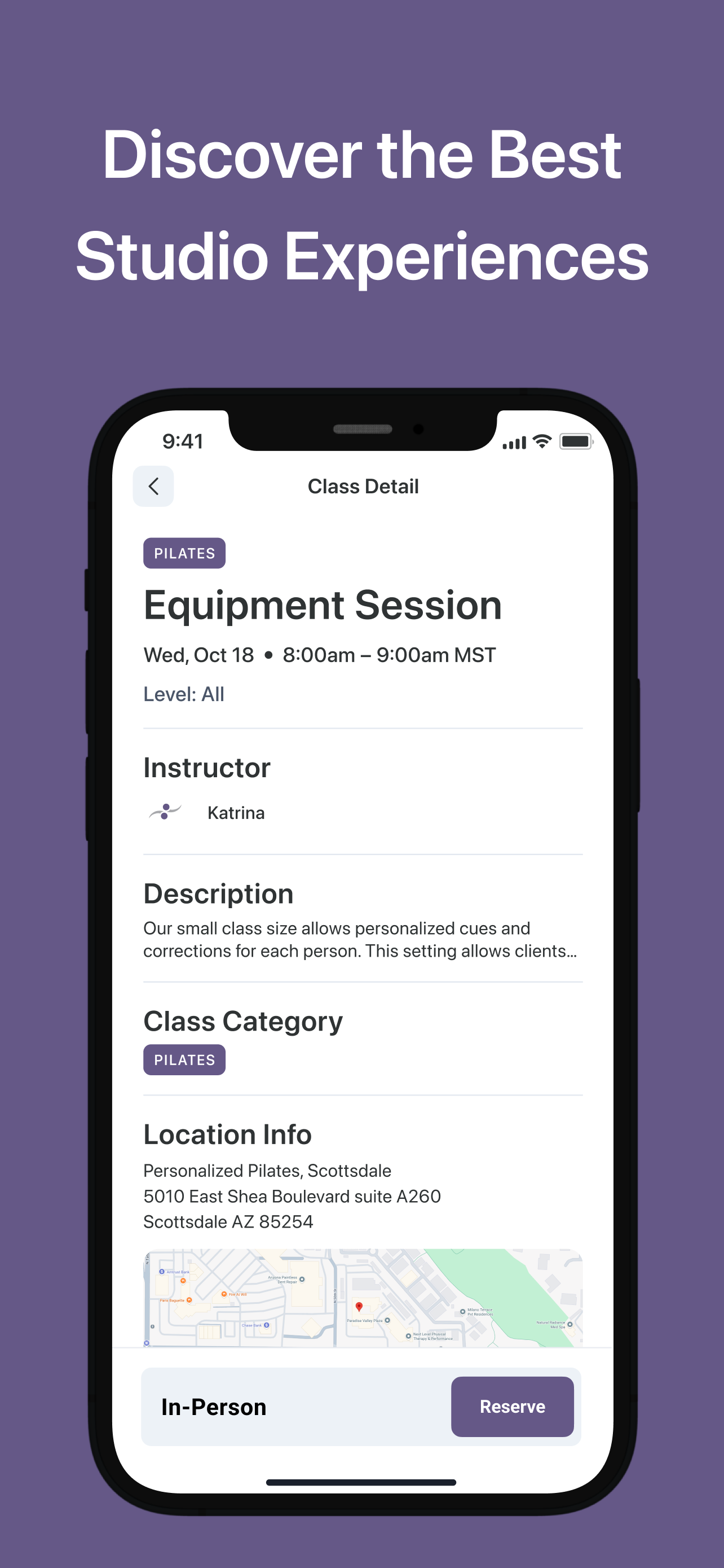 Personalized Pilates Studio screenshot 5