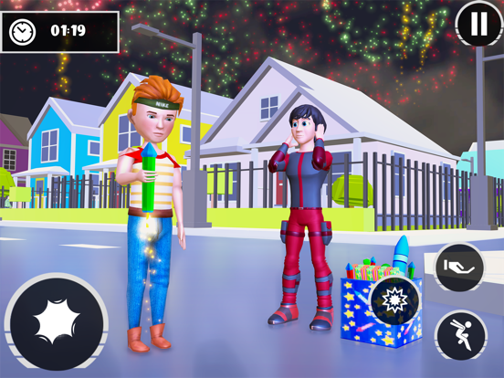 Diwali Fireworks Simulator 3D iPad screenshot