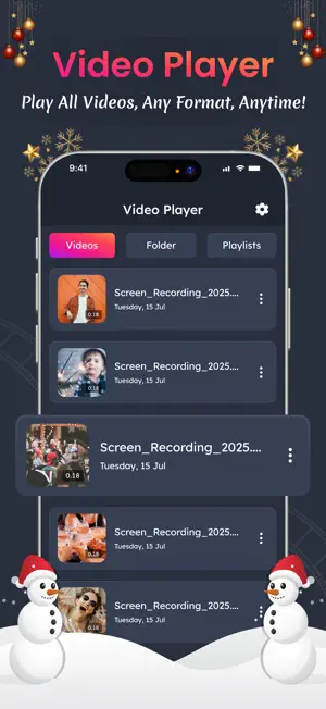 All Format Video Player - HD screenshot 1