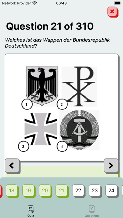 Einbuergerungsquiz Screenshot