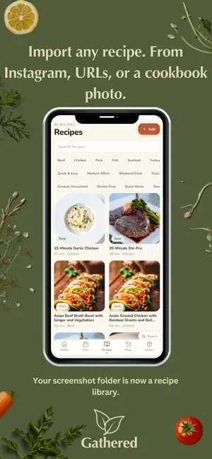 Gathered: Family Meal Planner screenshot 4