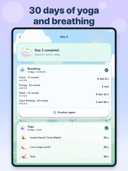 Yoga Breathing: Calm & Sleep screenshot 12