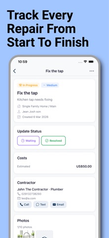 TenantPad — Maintenance screenshot