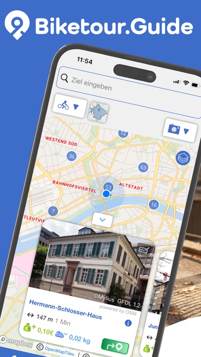Screenshot #1 pour Biketour.Guide