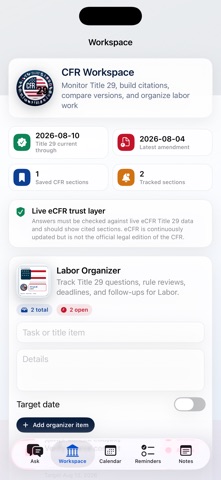 CFR AI - Title 29 Screenshot 2 of 5