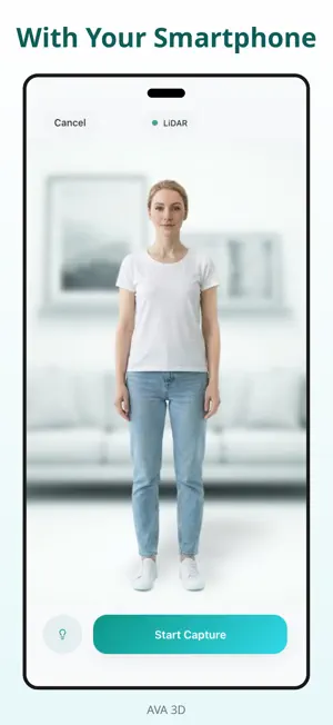 AVA 3D: AI Body Scanner App screenshot 2