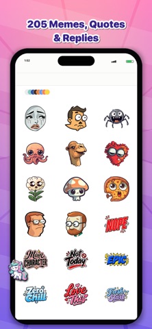 Mega Sticker Pack: 1500+ iPhone screenshot