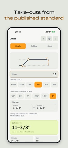 Pipe Offset Calc: Spoolset Screenshot 3 of 5