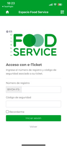Espacio Food Service screenshot