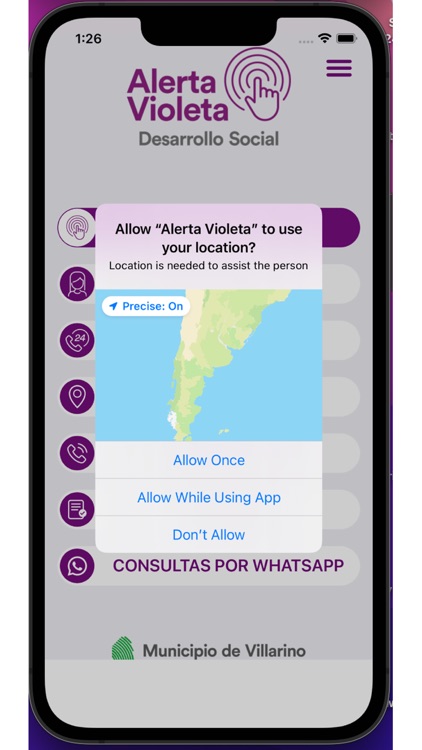 Alerta Violeta Villarino