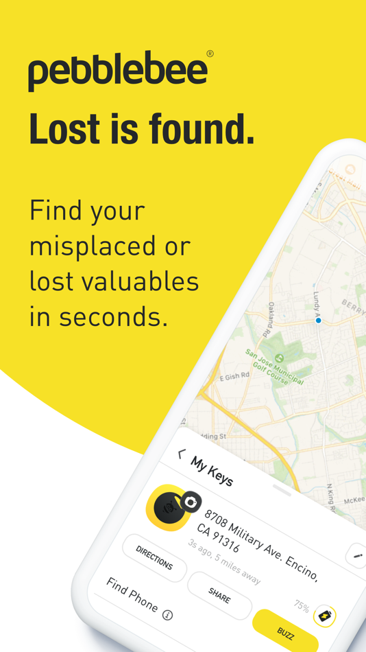 #1. Pebblebee Tracking (iOS) 由: PebbleBee LLC