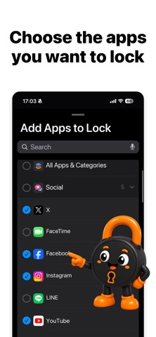 App Blocker: LockKun Screenshot 2 of 4