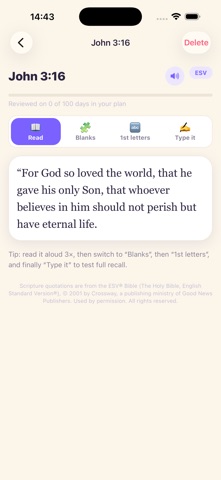Dayly: Memorize Bible Verses Screenshot 5 of 5