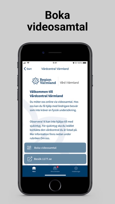 Vård i Värmland iPhone screenshot 2