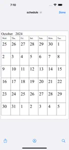 PrintingCalendar:Easy,simple screenshot #4 for iPhone