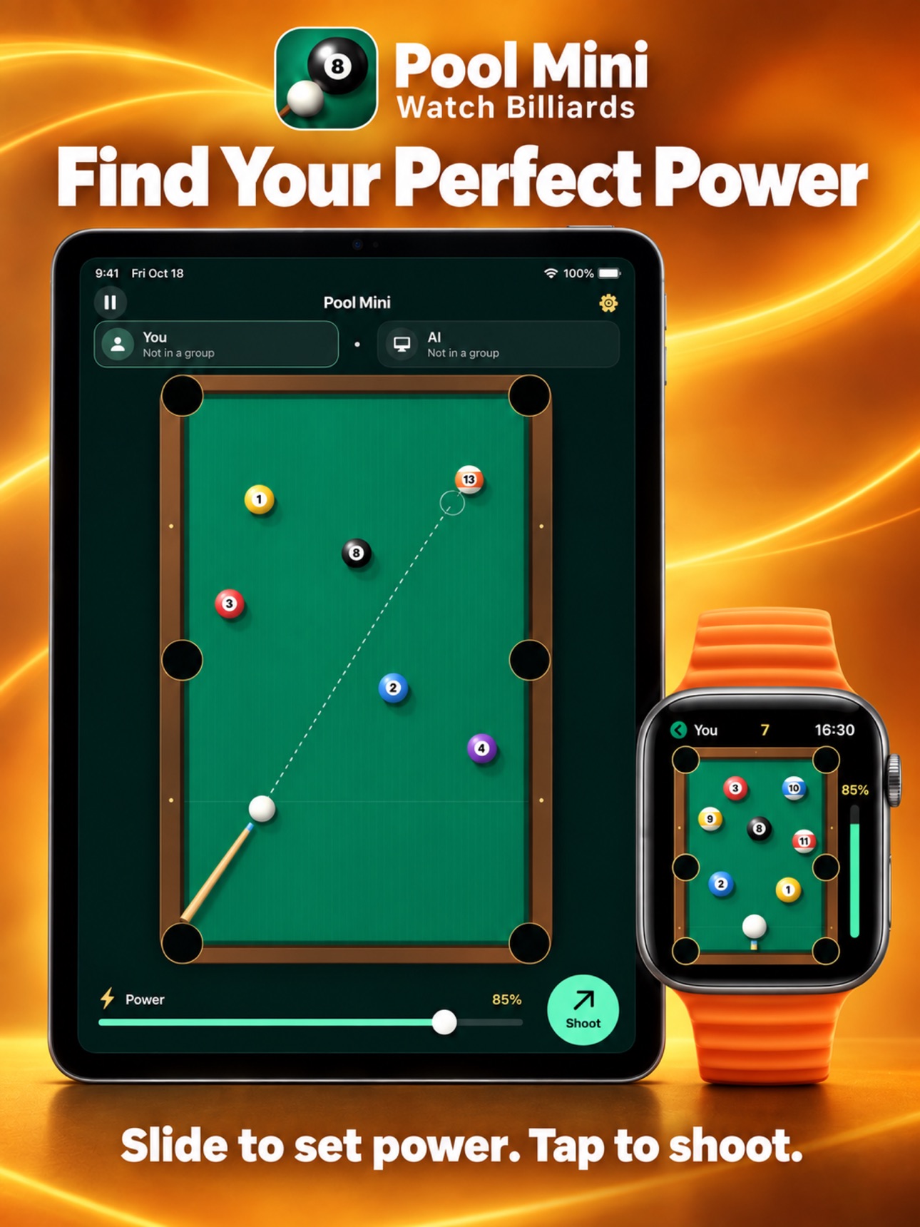 Screenshot 7 of Pool Mini - Watch Billiards