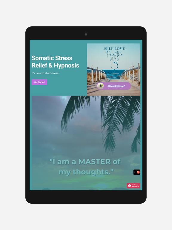 Orgazmik-Healing iPad screenshot 1 - Health & Fitness app
