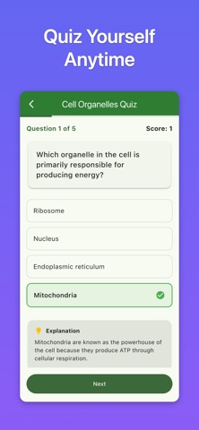 Biology AI & Helper: Bio Ace iPhone screenshot
