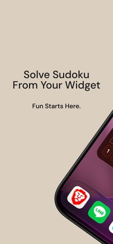 Sudoku Widget - Home Screen iPhone screenshot
