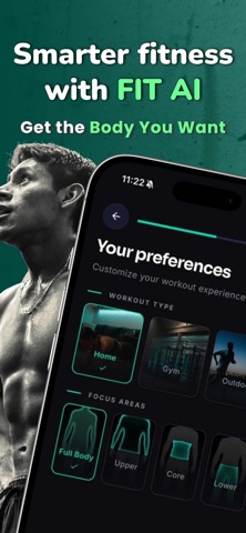 FITAI Fitness Workout Planner screenshot