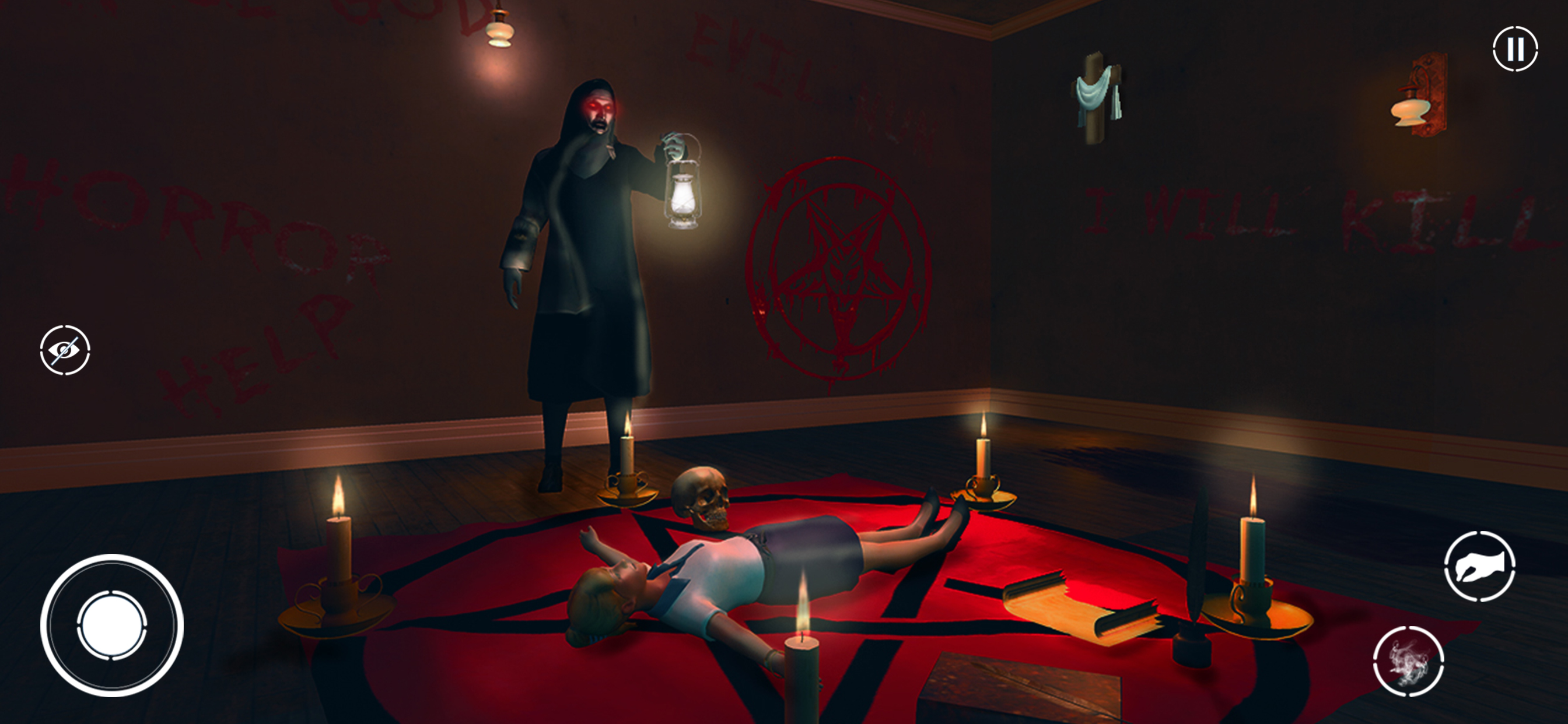 Light Head & Scary Nun Game screenshot 5