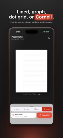 Paper Maker: Note Templates Screenshot 2 of 5