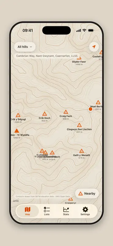 PeakList screenshot 1 of 9