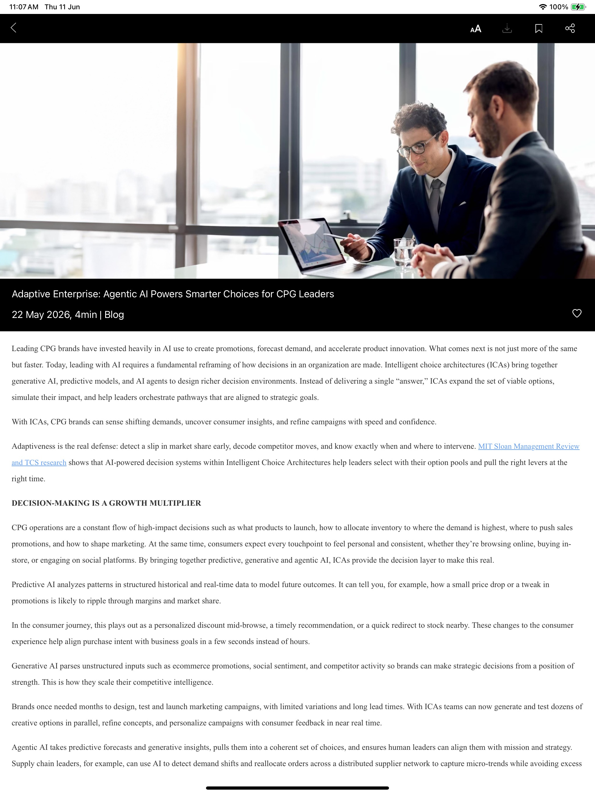 TCS Perspectives screenshot 7