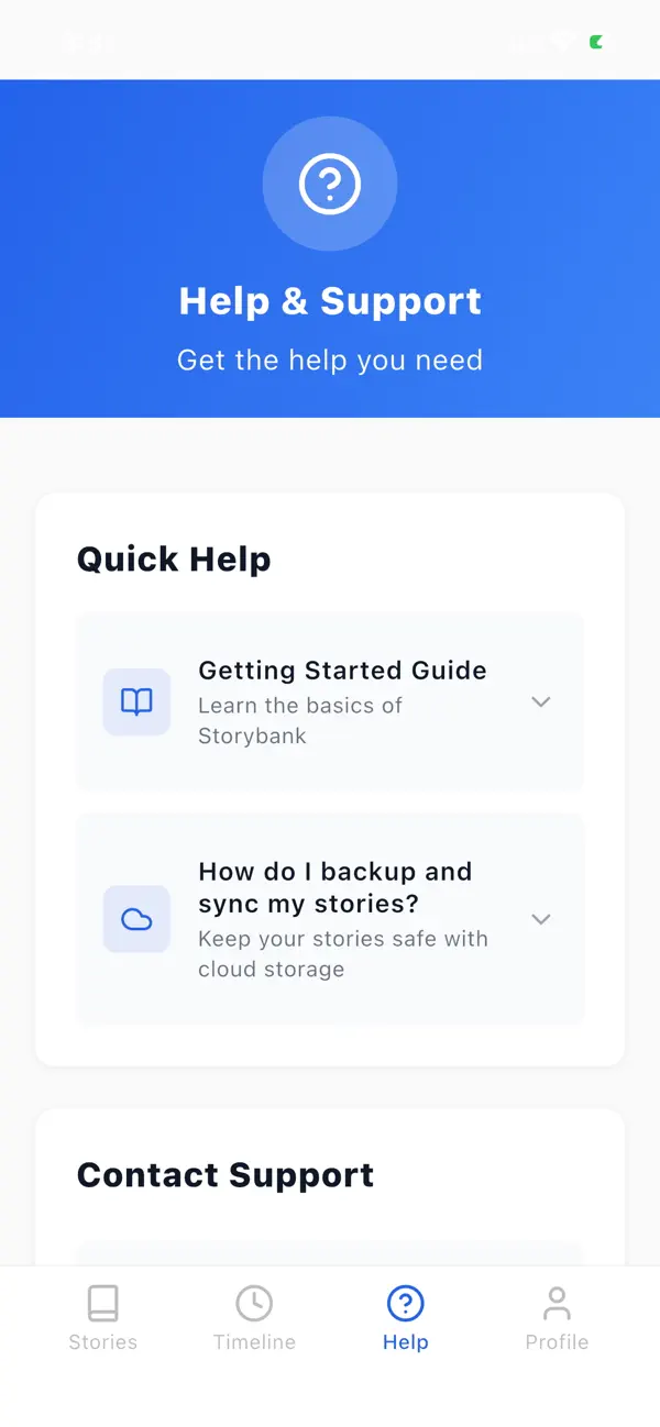 Screenshot #2 pour Storybank App