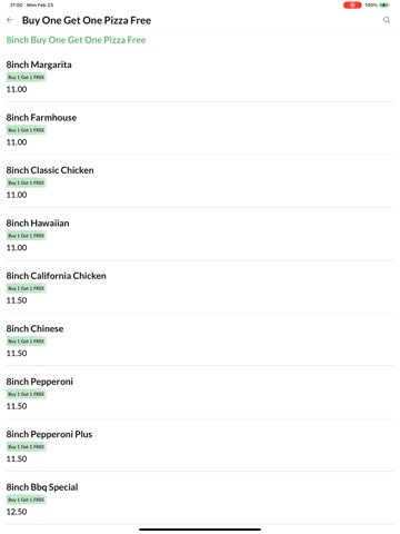 American Hut iPad screenshot